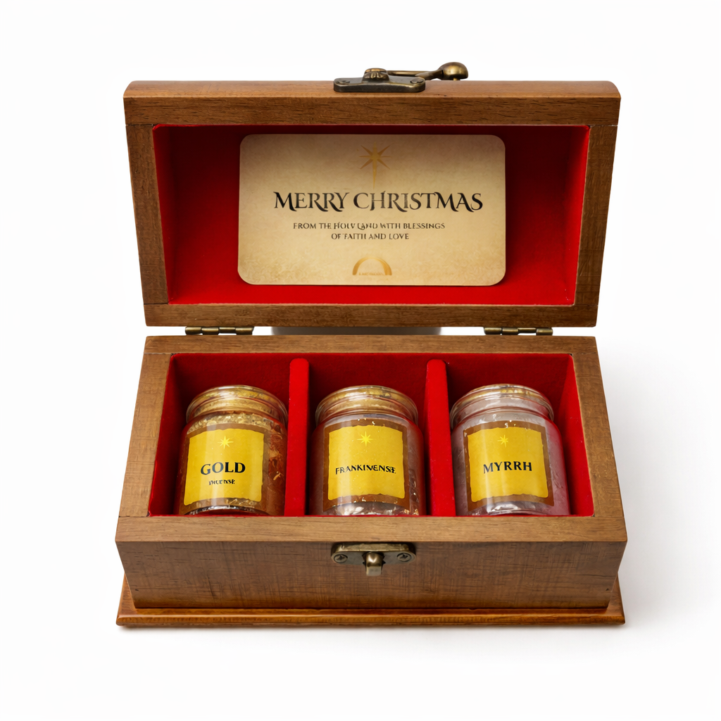 Three Wise Men gifts inspired by Matthew 2 11